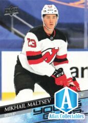 2020-21 UD Extended Series Young Guns Rookie #723 Mikhail Maltsev